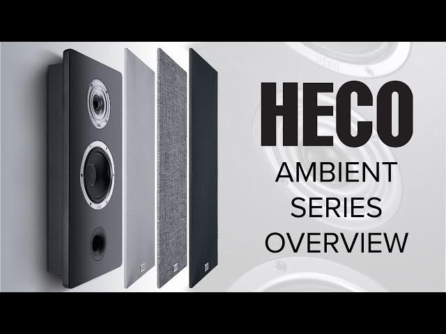 HECO Ambient 44F, 22F, 11F On-Wall Speaker Review | Easy, & Affordable Home Theater Speakers