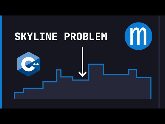 Find the Skyline Problem with C++ Solution Explained