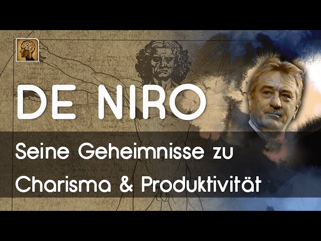 Charisma & Produktivität lernen von Robert de Niro | Maxim Mankevich