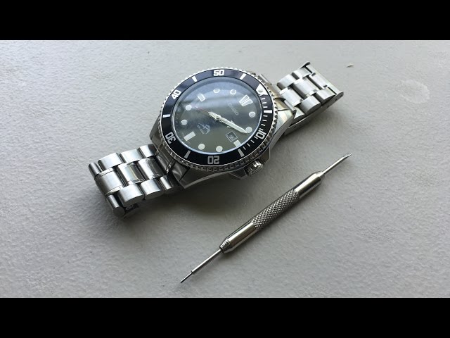 How to remove links and re-size a cotter-pin watch bracelet