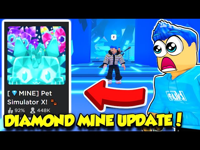 The DIAMOND MINE Update IS HERE In Pet Simulator X!!