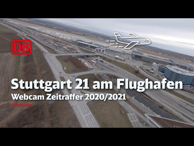 Stuttgart 21 | Mit der Bahn schneller zum Flughafen – Baustelle im Zeitraffer