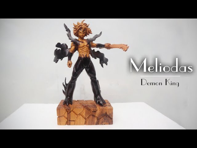 Wood carving - How to make Meliodas Demon Form | Seven Deadly Sins