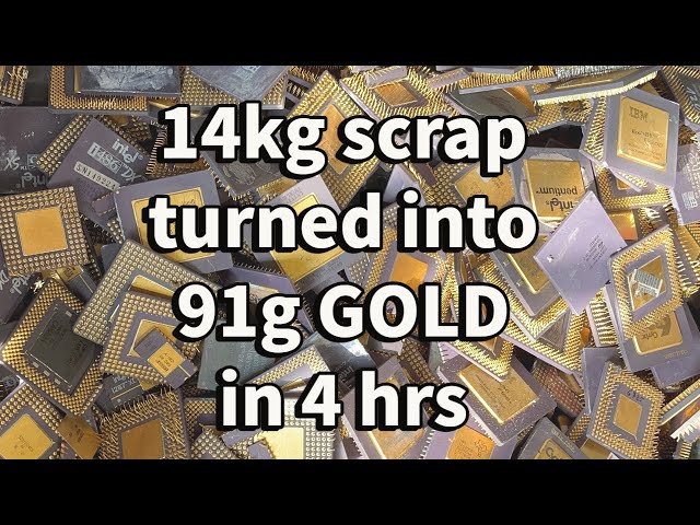 Gold Recovery from 14kg CPUs