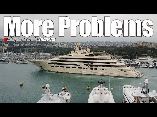 Jeff Bezos's 'Fleet' invades Europe! | Problems for Largest SuperYacht Dilbar | Ep206 SY News
