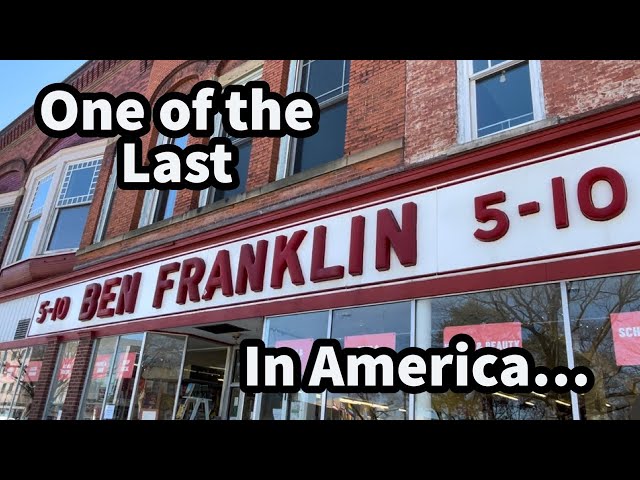 One of the Last Ben Franklin Stores in America…