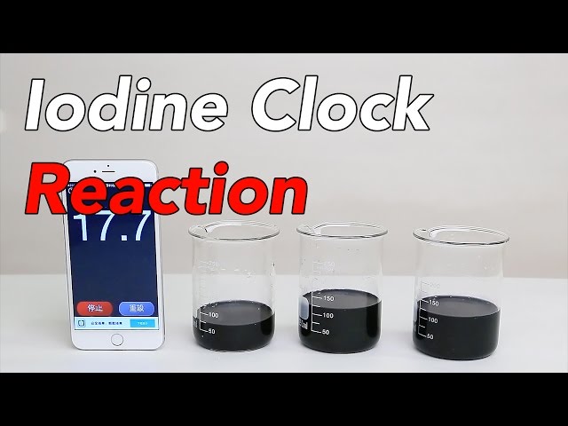 Black Magic Water! (Iodine Clock Reaction)