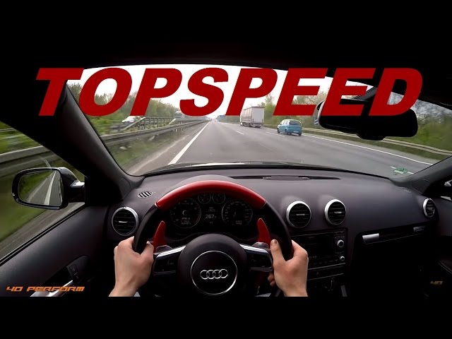 Audi RS3 8P - POV ACCELERATION & TOPSPEED on German Autobahn | 40 Perform