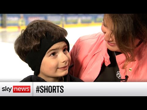 Seven-year-old skater returns to ice after escaping Ukraine