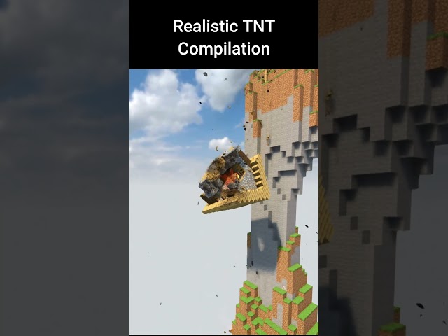 Minecraft Realistic TNT Compilation