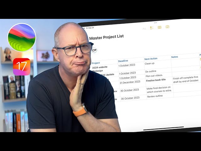 Can You Now Create a Master Projects List In Apple Notes?