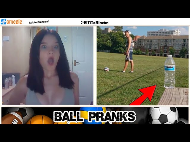 BALL HITS PRANKS I Jumpscare OMEGLE I Este video tiene pelotas ⚽️⚽️!!