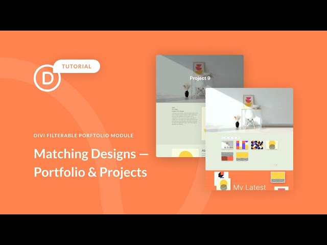 Create Matching Portfolio & Projects with Divi