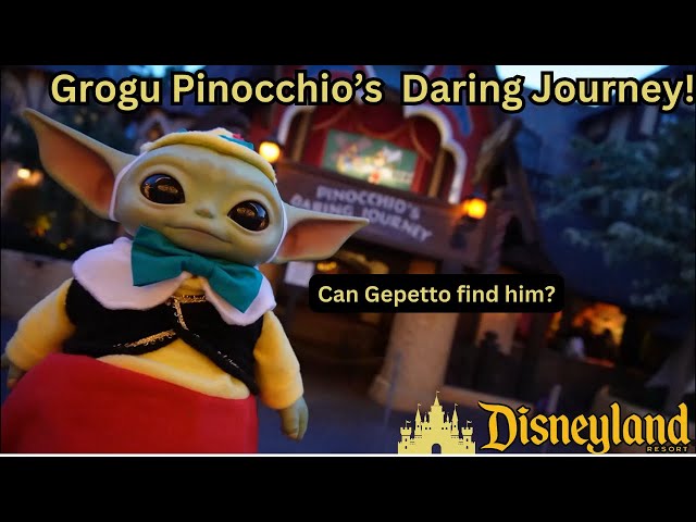 Grogu Pinocchio's Daring Adventure in Fantasyland!