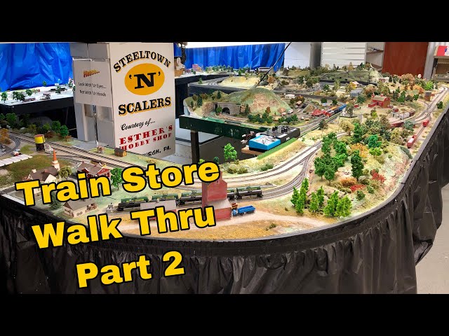 HUGE N Scale Train Layout - Esther’s hobby shop - Pittsburgh PA