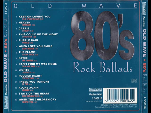 Old Wave Rock Ballads ( Varios Artistas ) 2000 .-