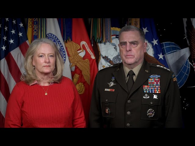 Gen. Mark and Hollyanne Milley comments to Blue Star Families during the COVID-19 Vaccine Town Hall