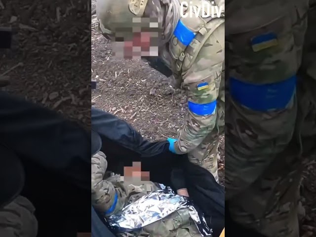 Foreign Fighter almost ran over by BMP
