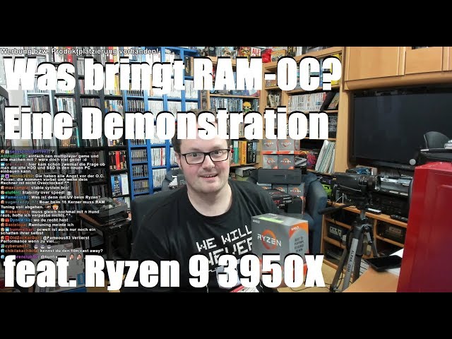 AMD Ryzen 9 3950X in Games - Das bringt RAM Overclocking!