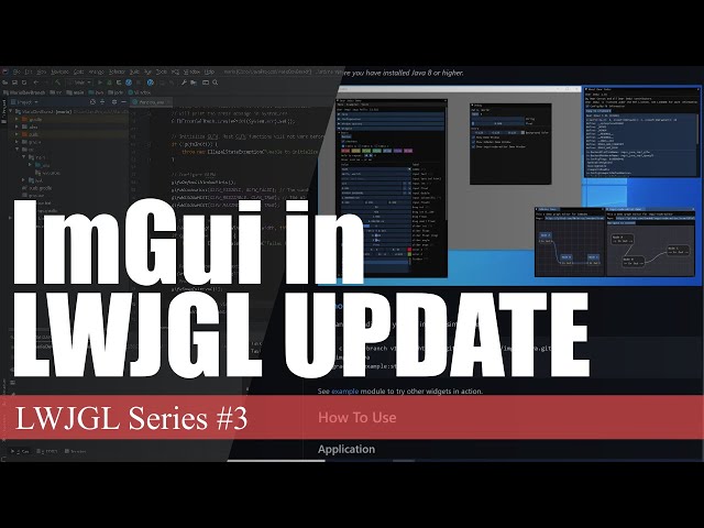 ImGui in LWJGL (UPDATE) | LWJGL Series #3