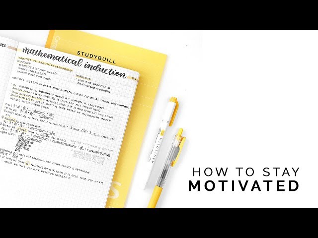 how to stay motivated ⭐ tips + tricks for students