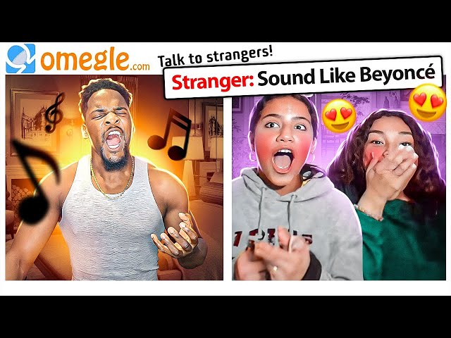 Dressed Like A GANGSTER Singing Like An Angel To STRANGERS (Omegle Singing Reactions)