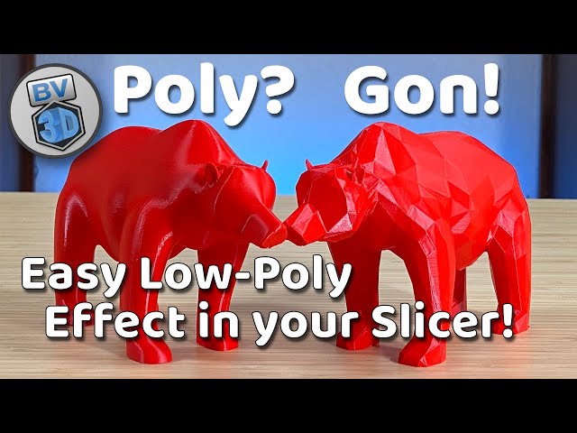 Make ANY model a LOW POLY MODEL with PrusaSlicer!