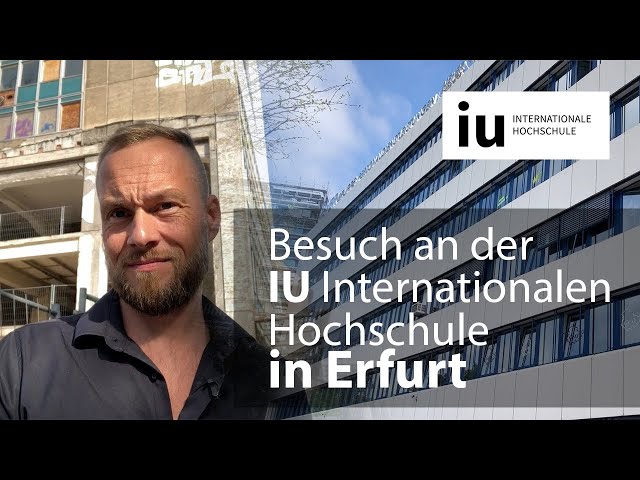 Ich besuche den Campus der IU in Erfurt (duales Studium & Fernstudium)  – Vlog 🤳
