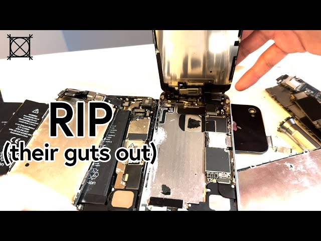 Harvesting Apple Silicon chips by DESTROYING some old, unusable iPhones