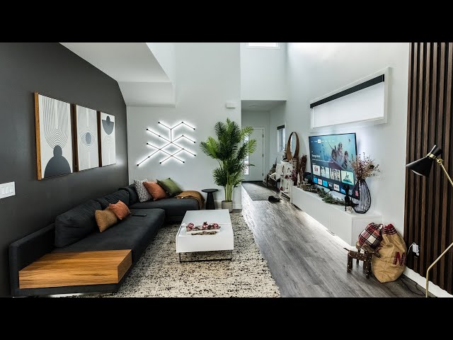 Modern & Minimal Living Room Setup Tour! (2023)