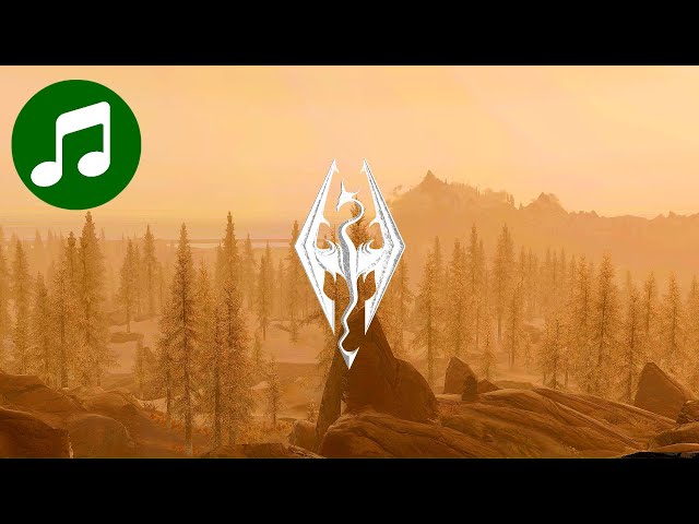 relaxing SKYRIM music 🎵 tamriel - beats to relax/study to