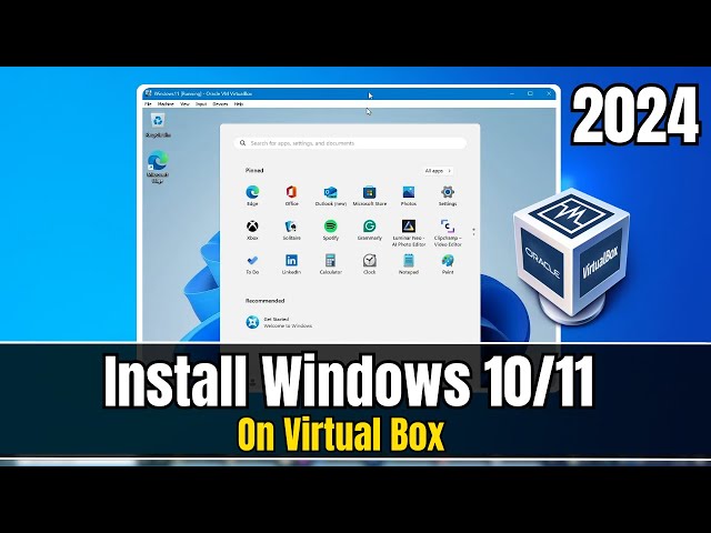 How to Install Windows 10/11 on Virtualbox (2024) Step by Step
