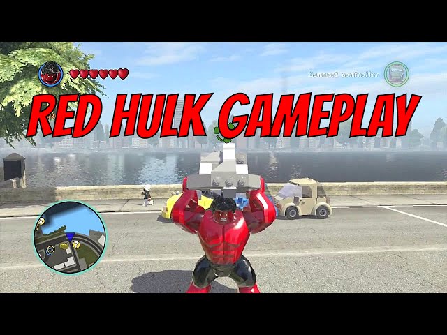 LEGO Marvel Superheroes - Red Hulk Gameplay and Unlock Location
