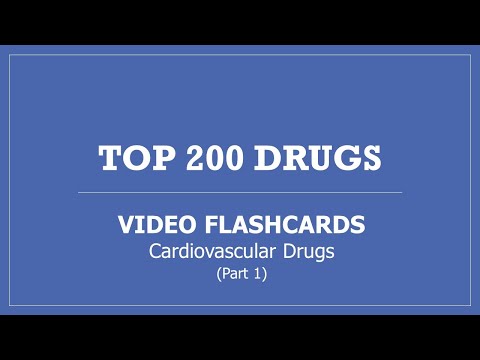 Top 200 Drugs by Drug Category Video Flashcards with Audio
