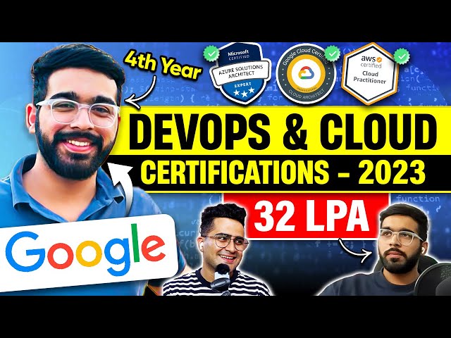 DevOps & Cloud  Engineer Certifications👨‍💻 Get Certified with AWS , Azure & GCP 🚀 Zero Coding !