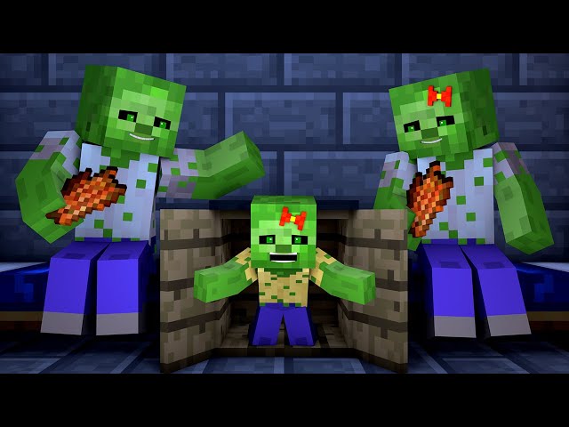 Zombie vs Villager Life 6 - Alien Being Minecraft Animation