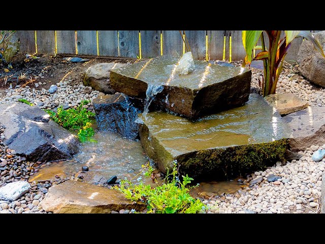 I built a water fountain in 4 hours. (full build, no talking.) #asmr