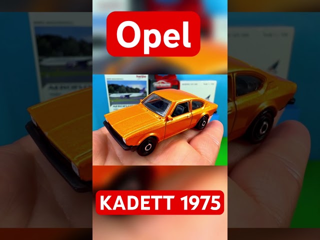 Unboxing Opel Kadett 1973 car model