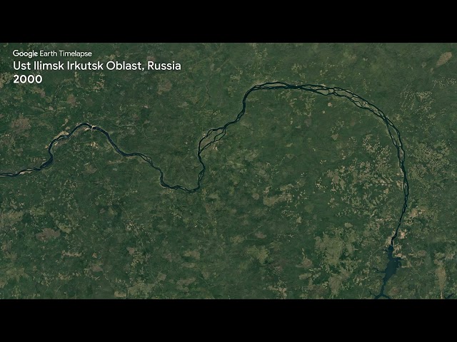 Ust Ilimsk Irkutsk Oblast, Russia - Earth Timelapse
