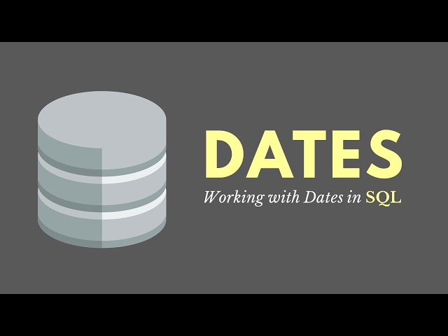 Working with Dates (SQL) - EXTRACT, DATE_PART, DATE_TRUNC, DATEDIFF