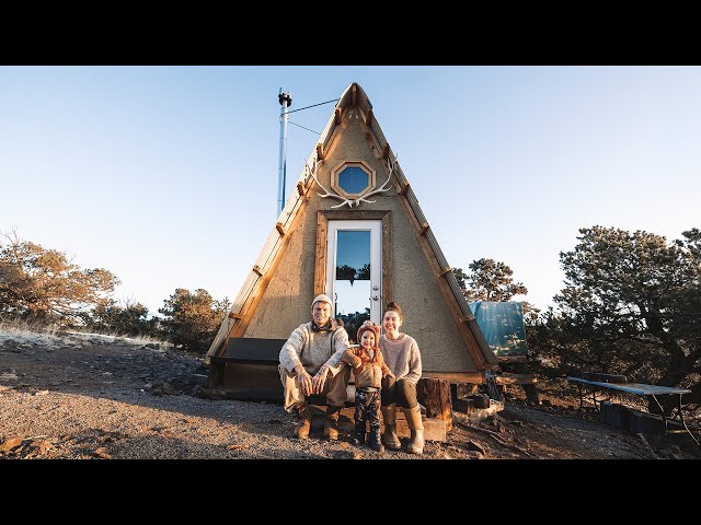 Life in a Tiny Off-Grid A-Frame