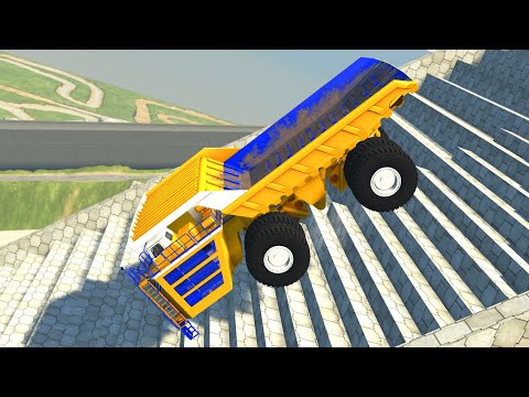 Stairs Jumps Down – BeamNG.Drive
