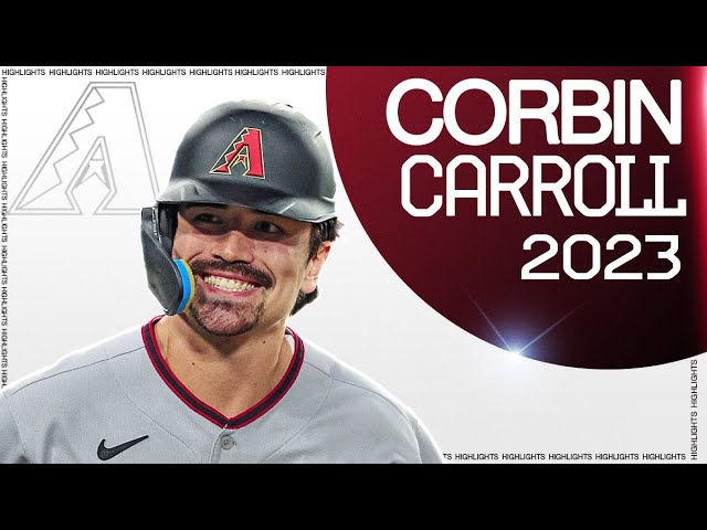 Corbin Carroll made it to the World Series in his 2023 Rookie of the Year campaign!