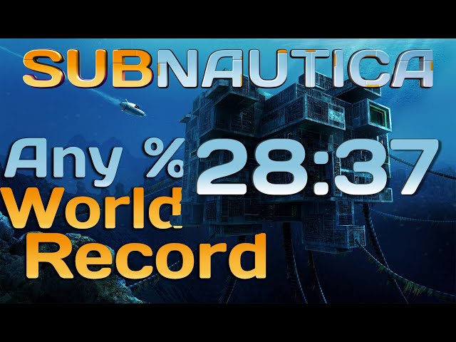 Subnautica Beaten in under 29 minutes for the FIRST time - Any% World Record (28:37 RTA)