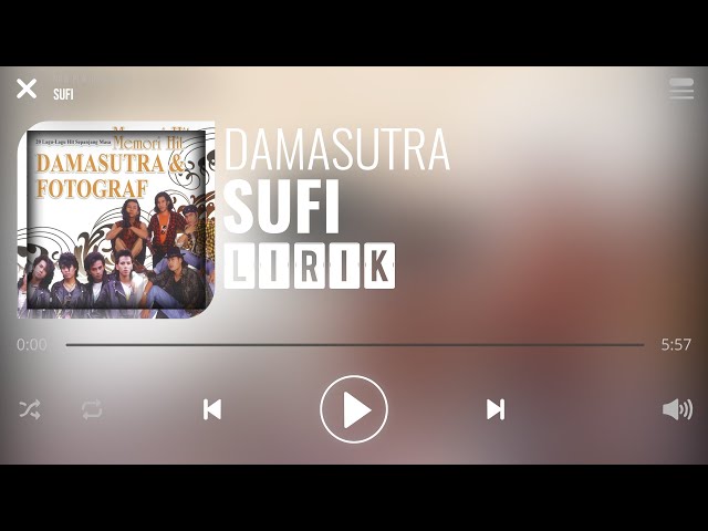 Damasutra - Sufi [Lirik]