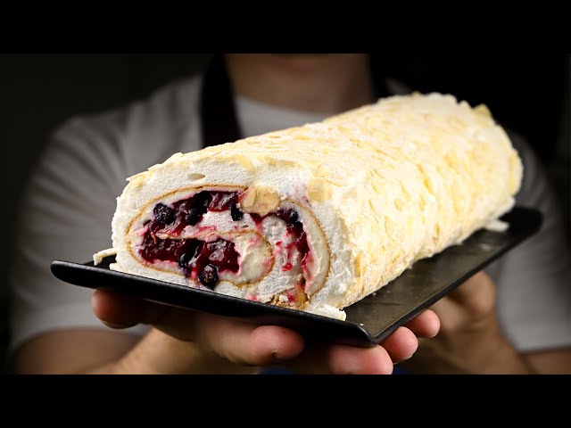 It is so easy to make a Meringue roll! It melts in your mouth, everyone will ask for the recipe!