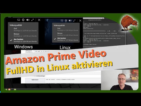 Amazon Prime Video in Linux – Video nur in SD Qualität - FullHD in Linux