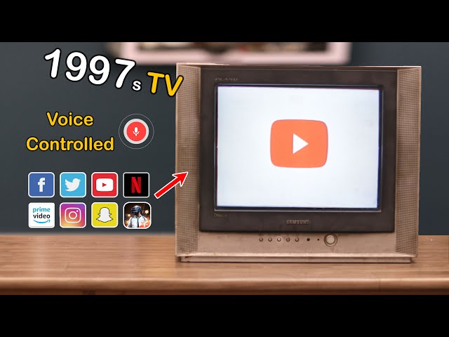 How I Transform OLD TV into Smart TV - Voice Controlled - YouTube