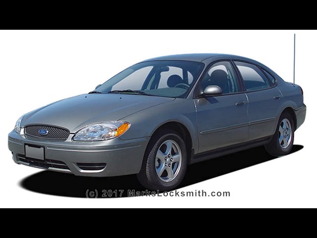 2000 to 2011 Ford Taurus On Board Key Programming Guide