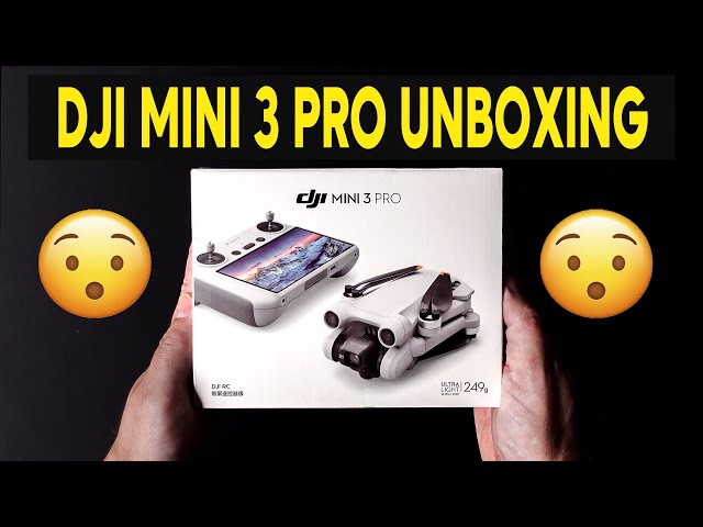 DJI Mini 3 PRO - UNBOXING!! FIRST 4K VIDEO INC NEW CONTROLLER!